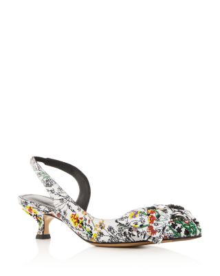 salvatore ferragamo kitten heel pumps