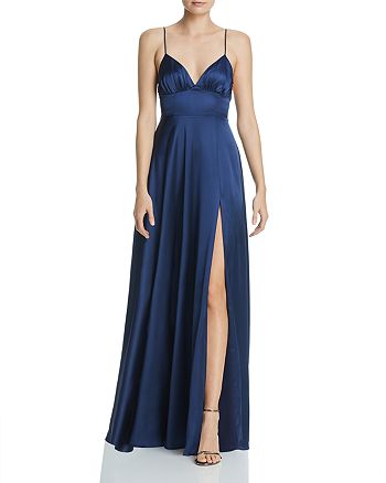 Fame and Partners Margit Satin Gown | Bloomingdale's