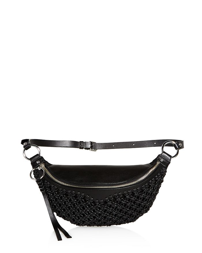 Rebecca Minkoff Bree Leather Macrame Belt Bag | Bloomingdale'S