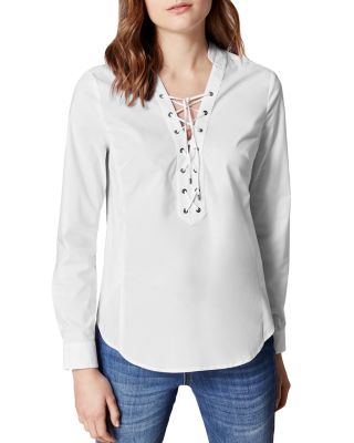 KAREN MILLEN - Lace-Up Shirt