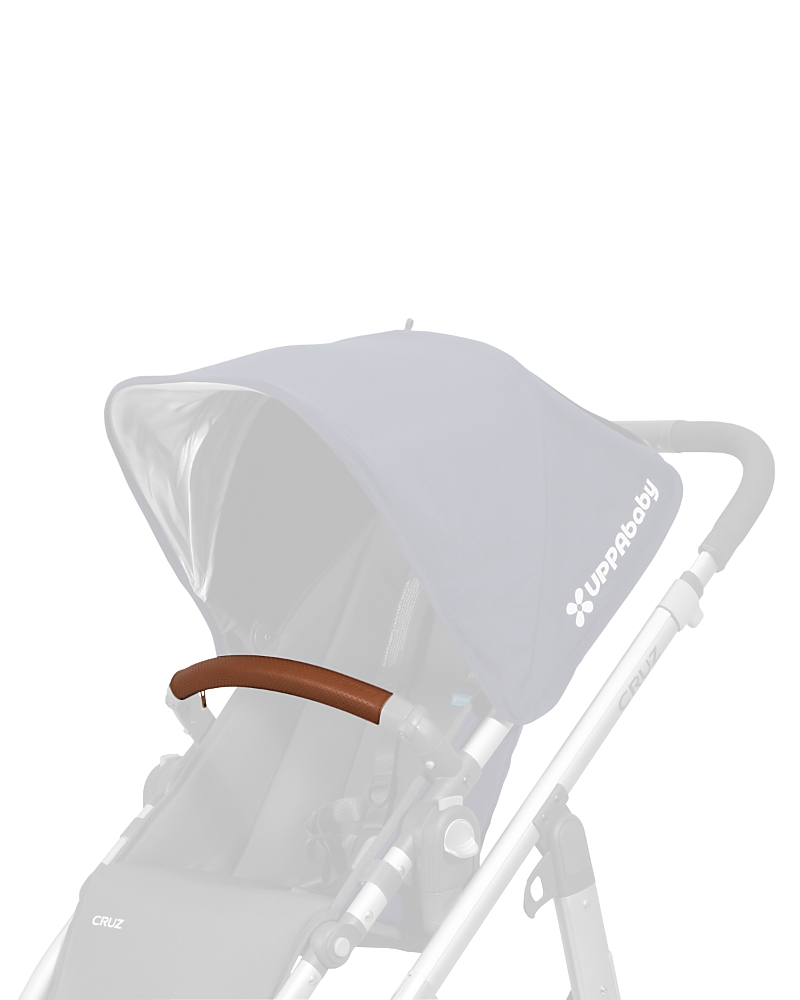 Uppababy Leather Stroller Bumper Bar Cover In Saddle