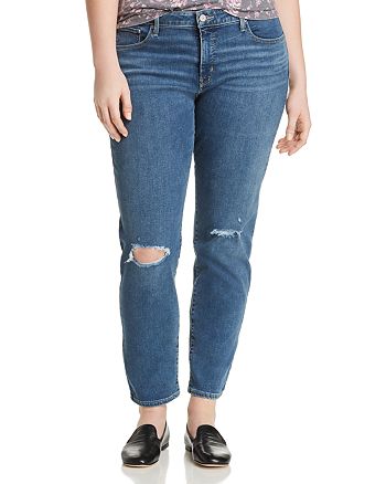 Levi's Plus 311 Shaping Skinny Jeans in Medium Blue | Bloomingdale's