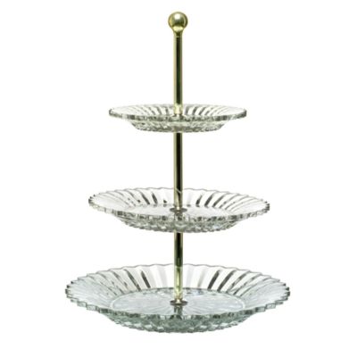 Mille Nuits 3 Level Pastry Stand by Baccarat