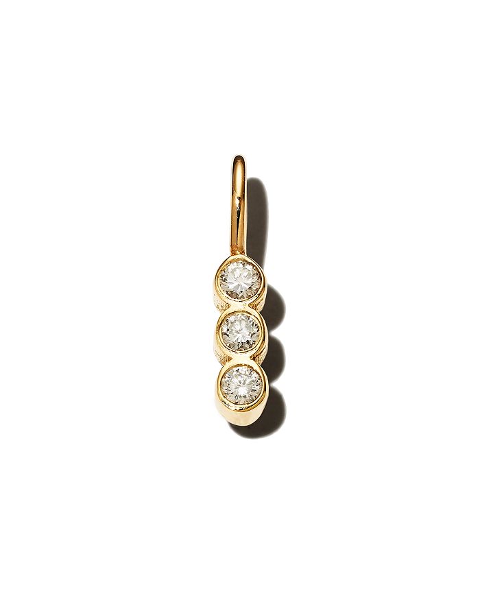 Zoë Chicco 14k Yellow Gold Diamond Charm Pendant In White/gold