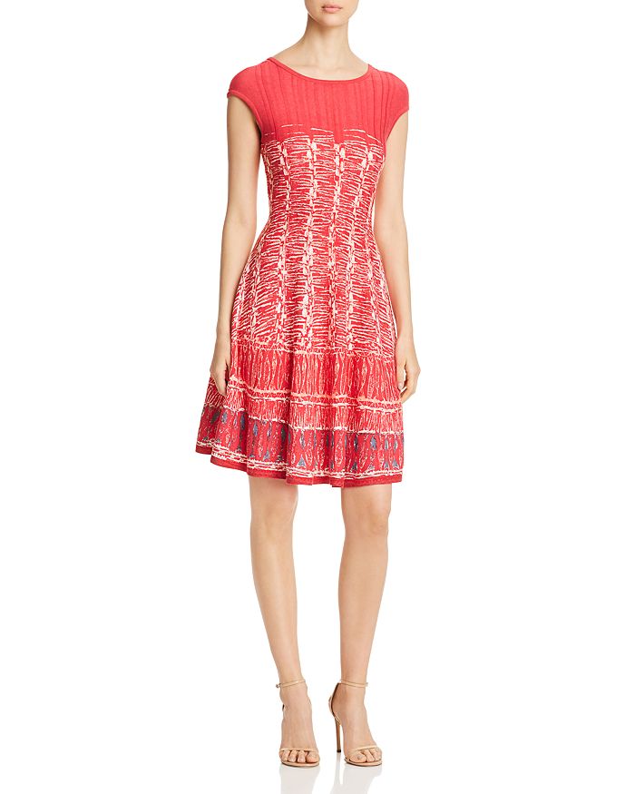 NIC AND ZOE NIC+ZOE GARDEN PARTY PRINTED SWEATER DRESS,S191204