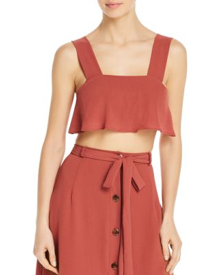 Ellejay - Nina Cropped Top Swim Cover-Up