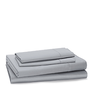Frette Essentials Single Ajour 4 Piece Queen Sheet Set In Grey