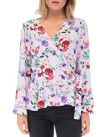 B Collection by Bobeau Louise Wrap Top | Bloomingdale's