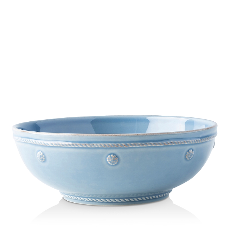 Juliska Berry & Thread Chambray 7.75" Coupe Pasta Bowl In Chambray