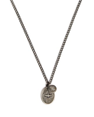 mens multi pendant necklace