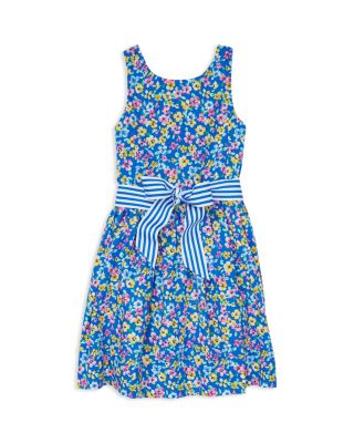 ralph lauren floral fit and flare dress