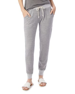 ALTERNATIVE Striped Fleece Jogger Pants | Bloomingdale's