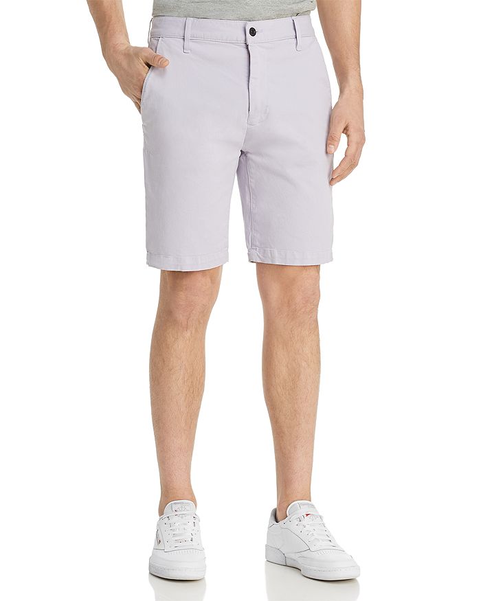 7 For All Mankind Slim Fit Chino Shorts In Light Violet