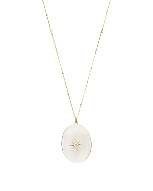 Argento Vivo Accessories CELESTIAL NORTH STAR PENDANT NECKLACE IN 18K GOLD-PLATED STERLING SILVER, 32