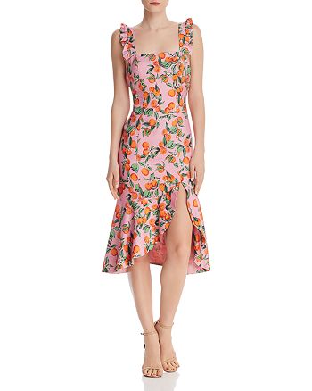 Finders Keepers Aranciata Ruffle Strap Dress | Bloomingdale's