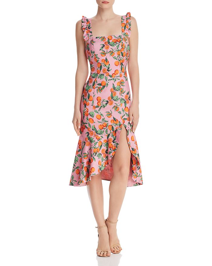 Finders Keepers Aranciata Ruffle Strap Dress Bloomingdale s