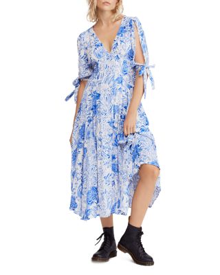 Free People Forever Always Floral Midi Dress Bloomingdale s