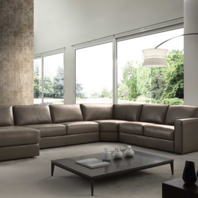 Greyson 4-Piece Leather Sectional