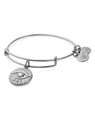 Alex and An Evl Eye Heart Pull Chan Bracelet #ALEXANDAN | Gold