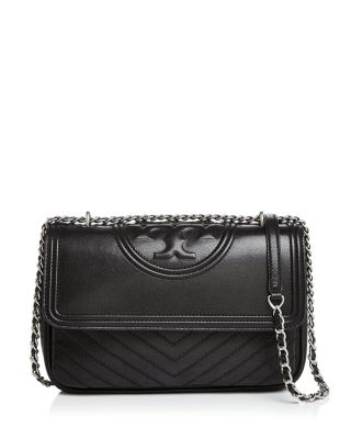 tory burch fleming distressed flap shoulder bag