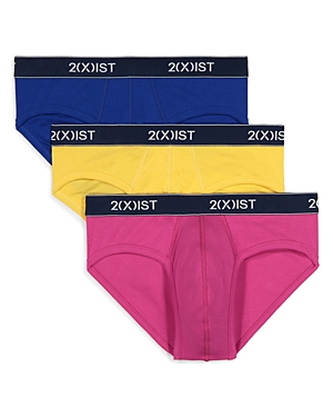 2(x)ist No Show Briefs, Pack Of 3 In Yellow/pink/blue