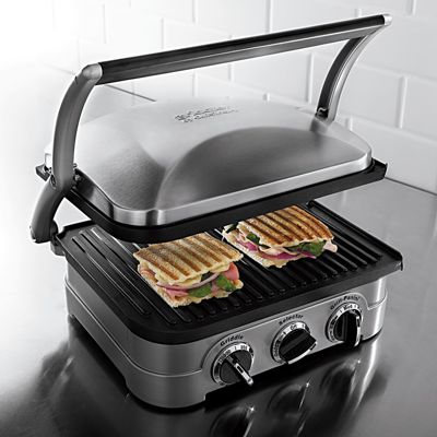 Cuisinart Brushed Stainless Steel Griddler