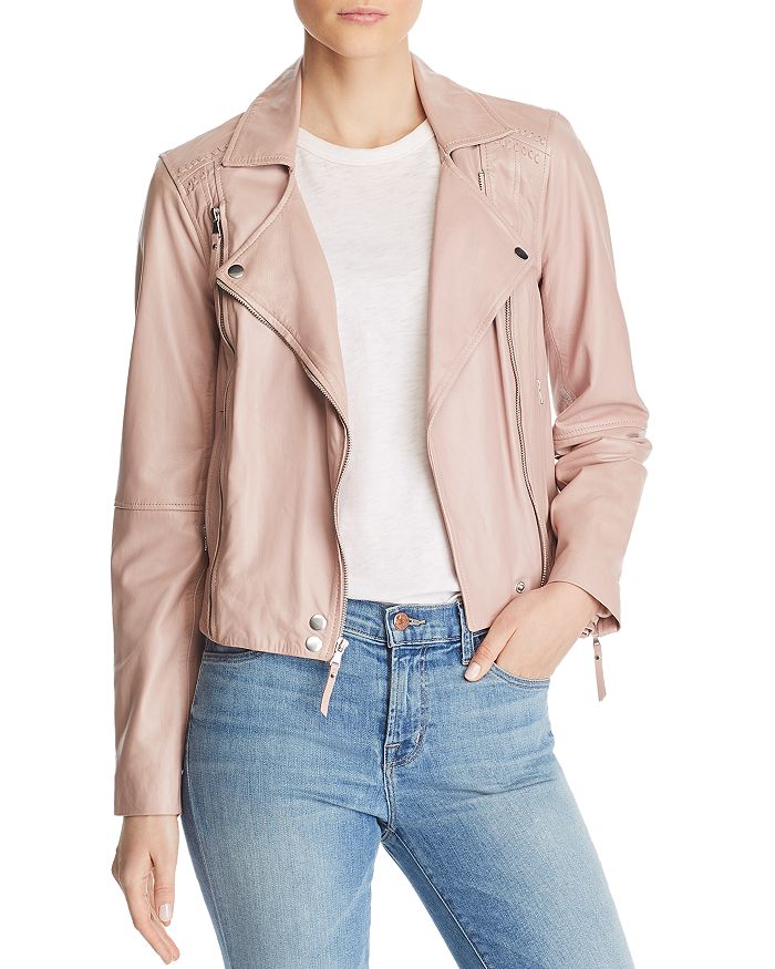 PAIGE Fontana Leather Moto Jacket Bloomingdale s