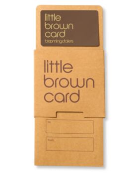 Bloomingdale S Only At Little Brown Gift Card