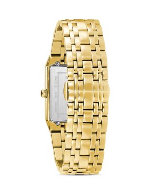 Futuro Quadra Gold-Tone Link Bracelet Watch, 30mm x 45mm