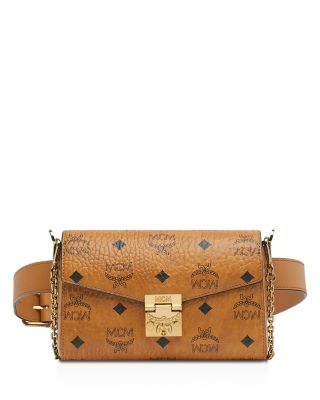 mcm small patricia visetos belt bag