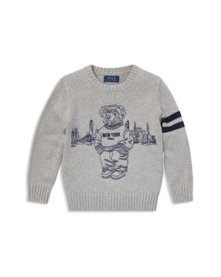 boys polo bear sweater