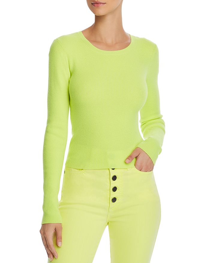 Alice and Olivia Alice Olivia Ciara Cropped Sweater Bloomingdale s