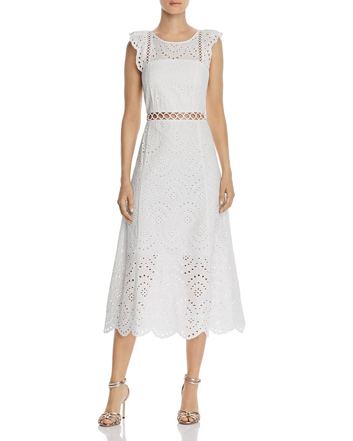 Sam edelman shop eyelet midi dress