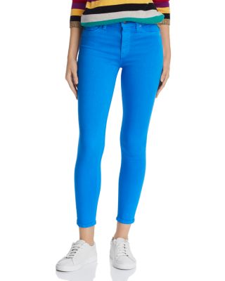 cobalt blue skinny jeans