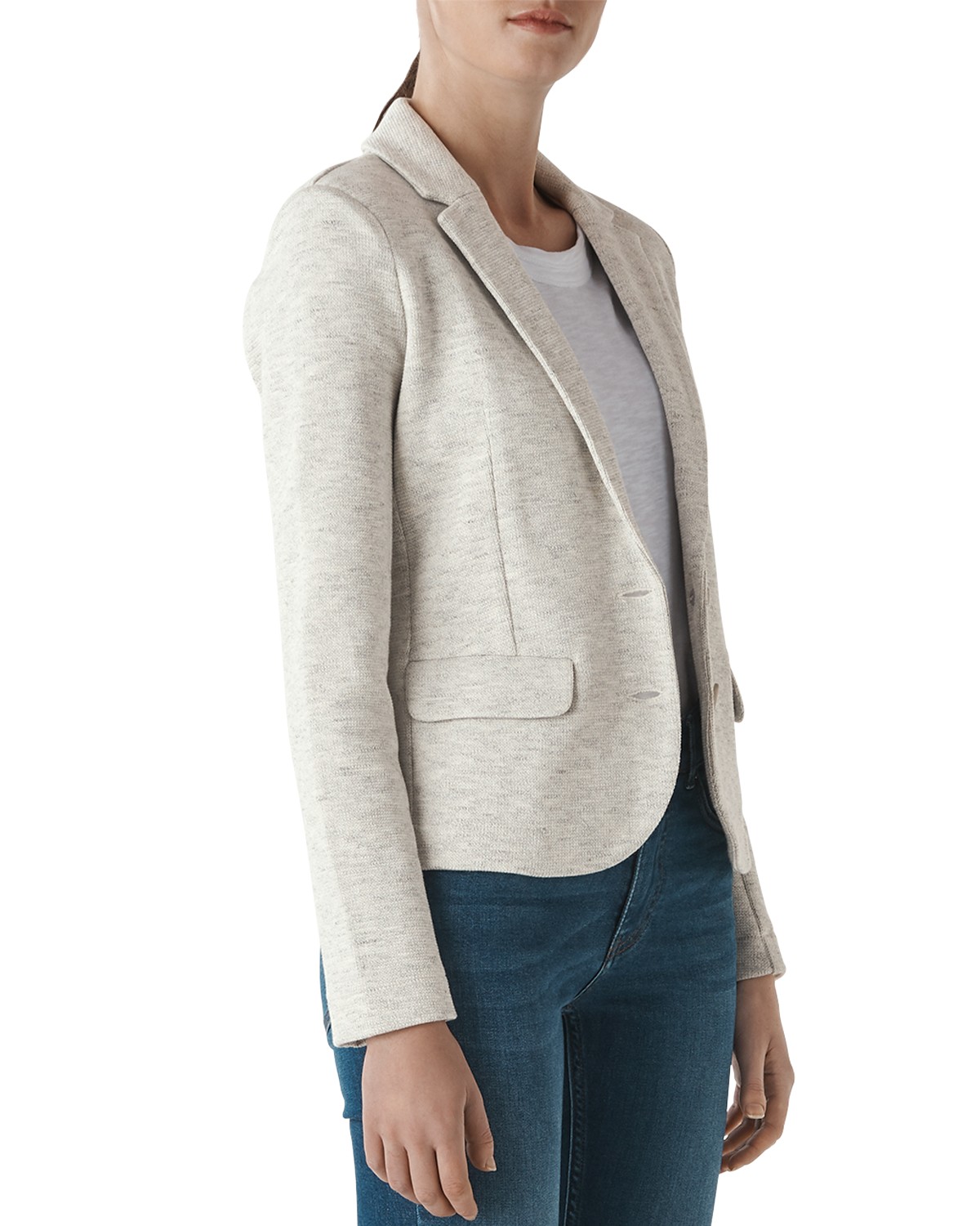 Slim Knit Blazer
