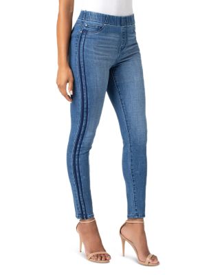 Liverpool Los Angeles - Chloe Side-Stripe Skinny Jeans in Montecito