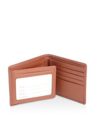 Leather RFID-Blocking ID Flap Bifold Wallet