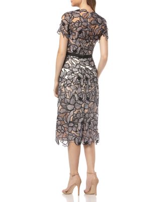 JS Collections Laser-Cut Lace Dress | Bloomingdale's Women