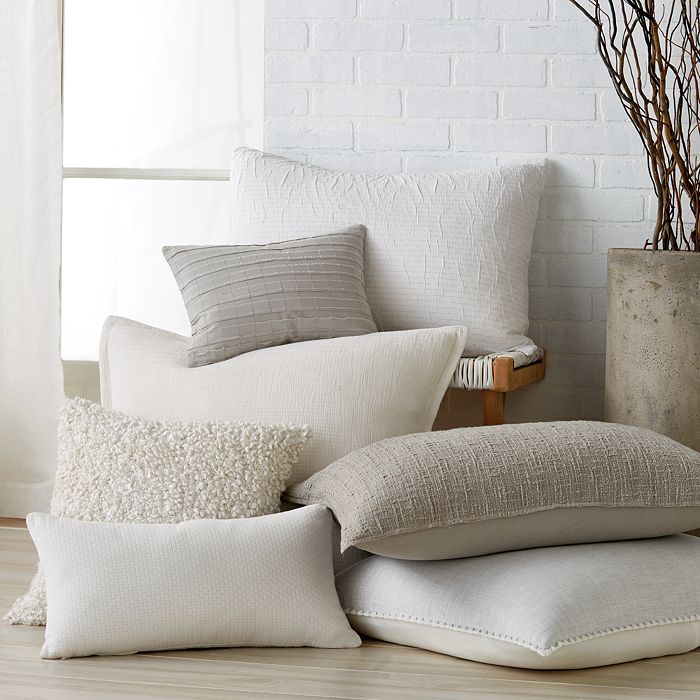Shop Dkny Pure Bricks Decorative Pillow, 11 X 22 In White