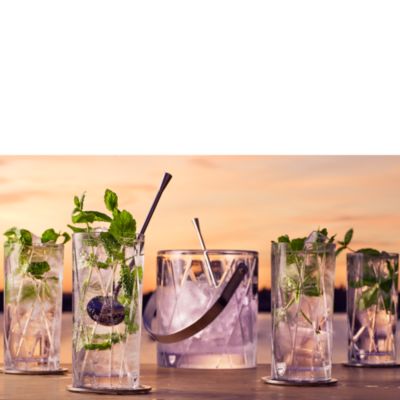 City Double Old Fashioned Glass, Set of 4