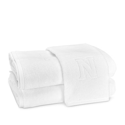 Matouk Auberge Monogrammed Letter Towel Collection - Bath Towel, N