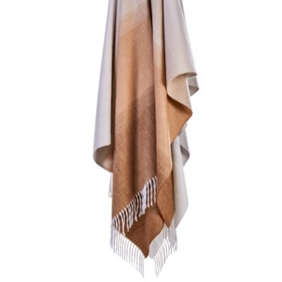 August Ombr&amp;eacute; Oversized Cashmere Throw