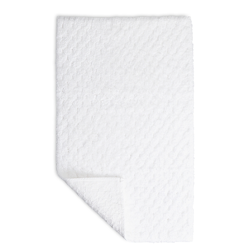 Matouk Lotus Bath Rug, 21 X 34 In White