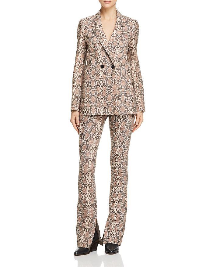 Anine bing clearance python blazer