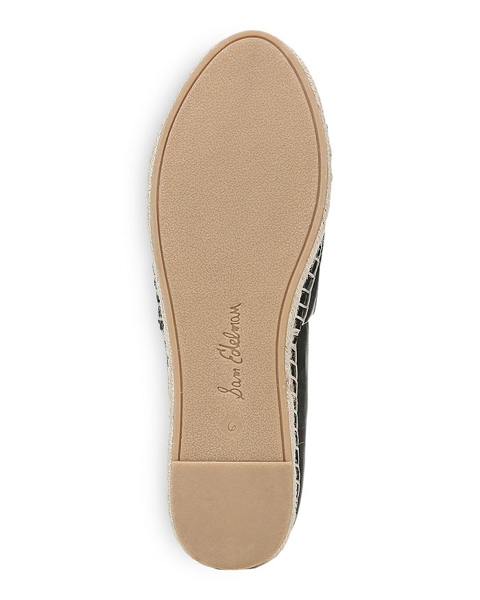 SAM EDELMAN WOMEN'S KRISSY LEATHER ESPADRILLE FLATS