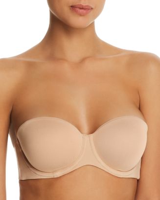 Calvin Klein Lightly Lined Strapless Convertible Bra QP14290 Nude 38C $44