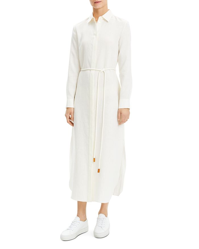 Theory belted shirt dress hotsell