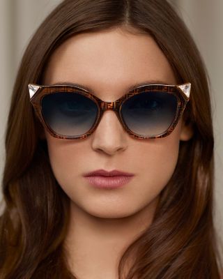 fendi 52mm cat eye sunglasses