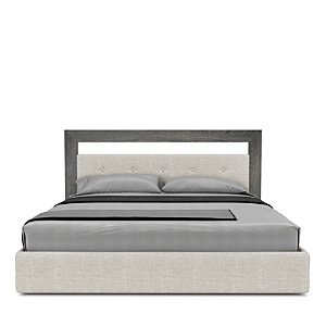 Huppe Cloe King Bed In Anthracite Birch / Nubia 061