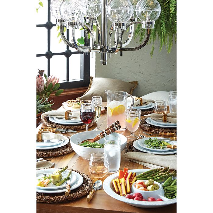 Juliska Berry & Thread Melamine Dessert/salad Plate In White